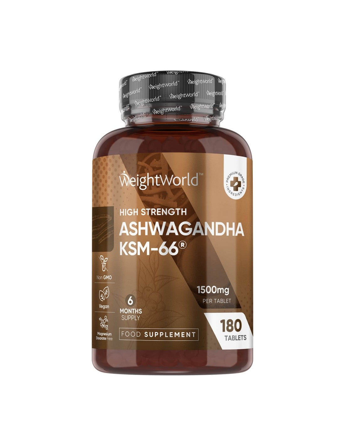 Stres și bună dispoziție - Ashwagandha KSM-66®, 150 mg x 180 comprimate