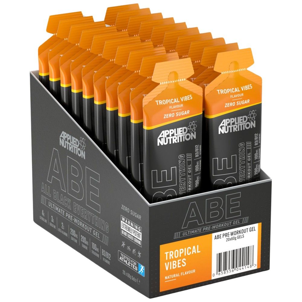 ABE Gel | All Black Everything Pre-antrenament - 20 x 60 grame