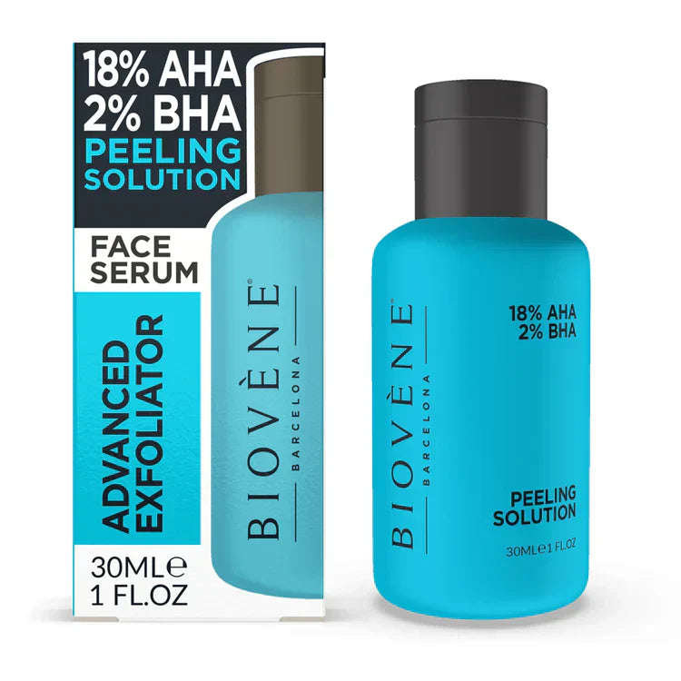 Soluție de peeling AHA + BHA pentru curățarea profundă și reînnoirea pielii 30 ml