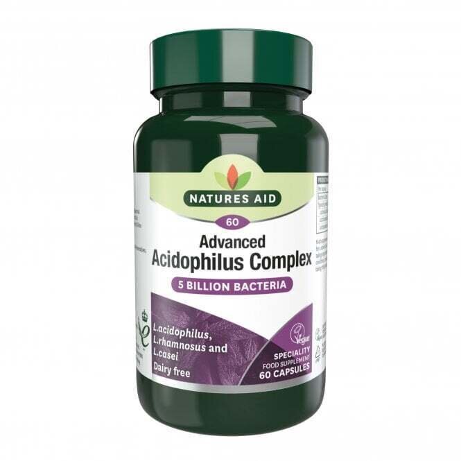 Complex probiotic cu Acidophilus (Acidophilus Complex) 5 miliarde. 60 capsule NaturesAid