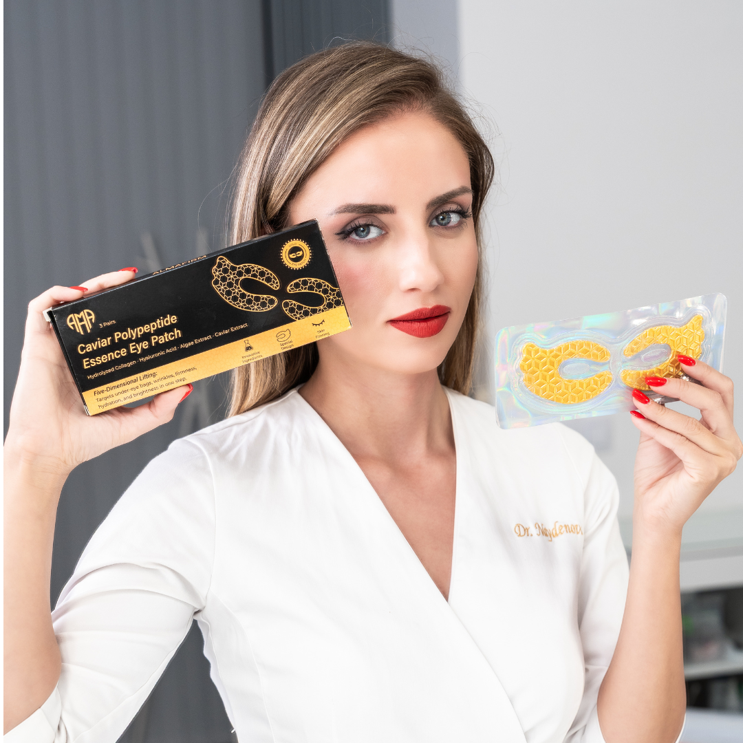 Caviar Polypeptide Essence Essence Patch - Colagen intensiv și îngrijire de hidratare (3 PC -uri)