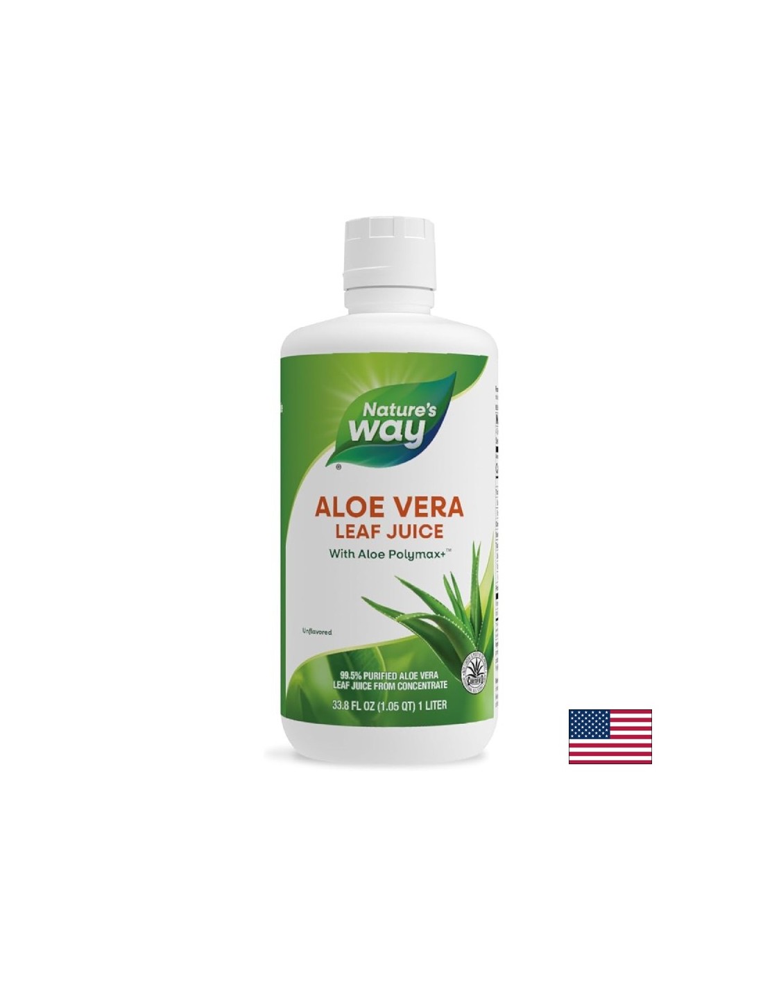 Suc de frunze întregi de Aloe Vera - 1000 ml