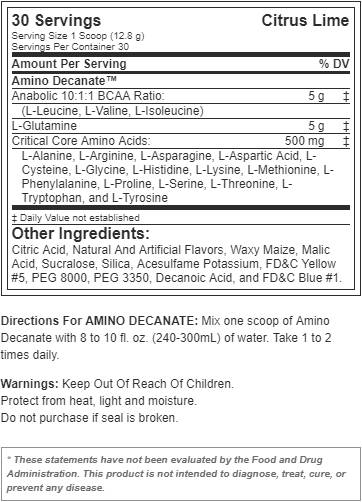 Amino Decanat - 360 de grame