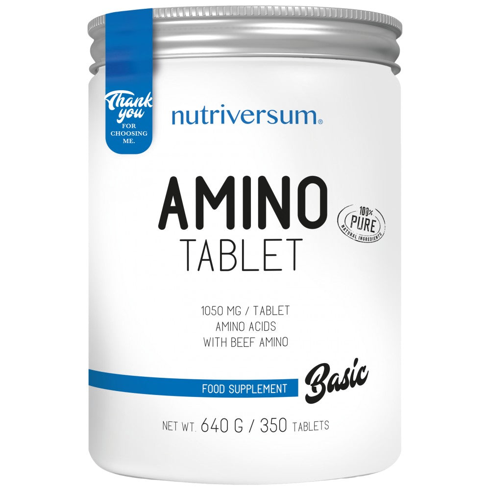 Amino Tablet | din zer și proteine din carne de vită - 350 de tablete