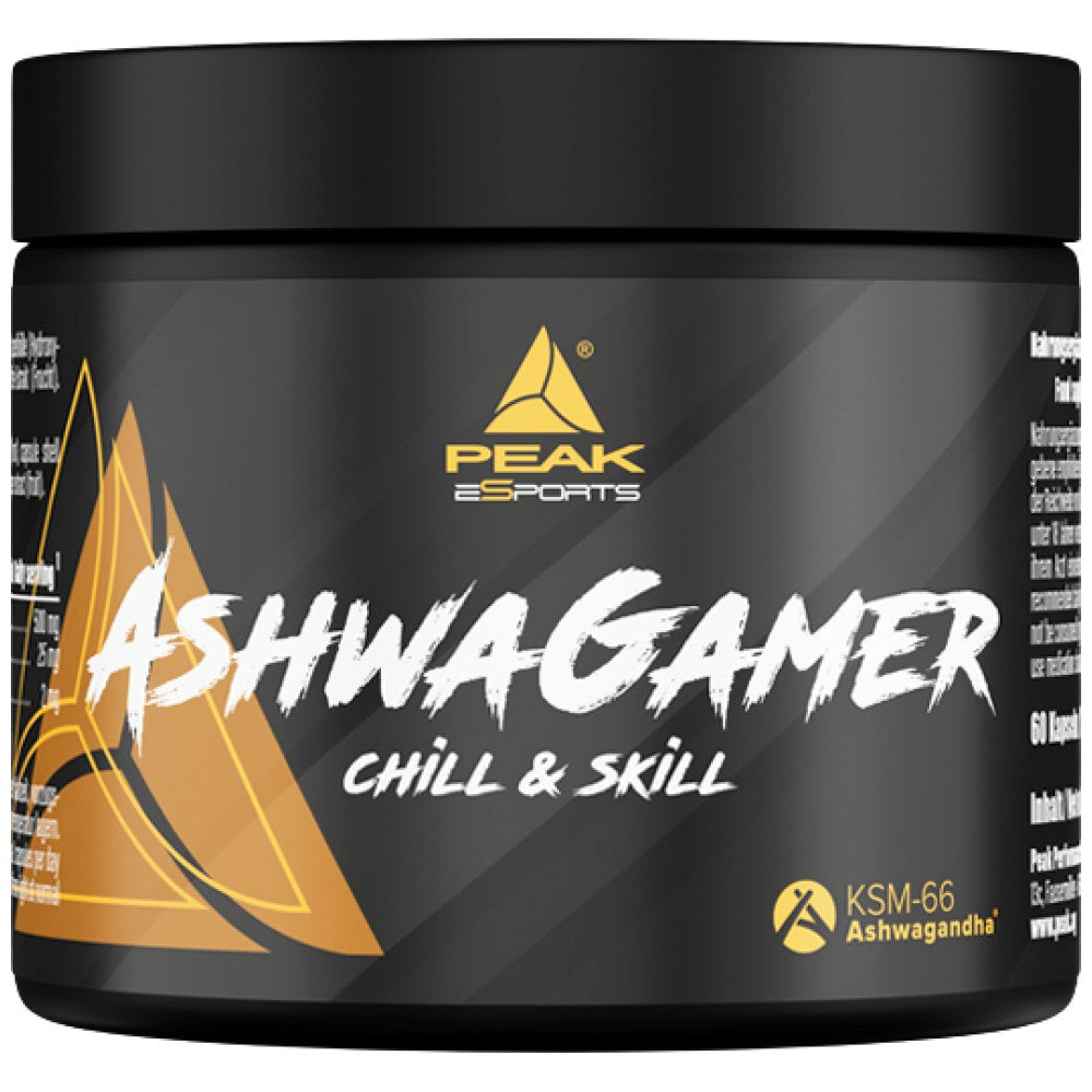 AshwaGamer | cu 500 mg Ashwagandha KSM-66® - 60 capsule