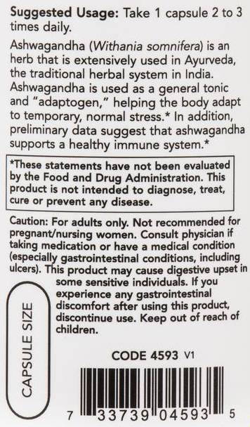 Extract de Ashwagandha 450 mg - 90 capsule