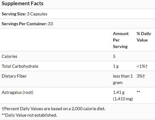 Astragalus 470 mg - 100 capsule
