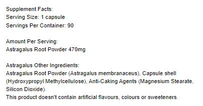 Astragalus 470 mg - 90 capsule
