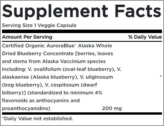 Complex AuroraBlue / Wild Alaska Blueberry - 30 capsule