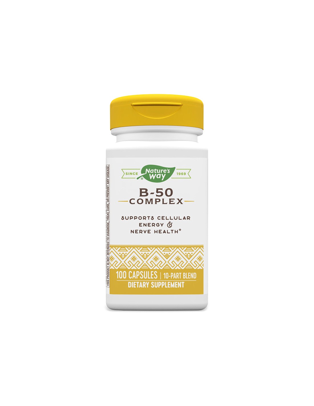 Complex B-50 - Complex de vitamina B-50, 100 capsule Nature's Way