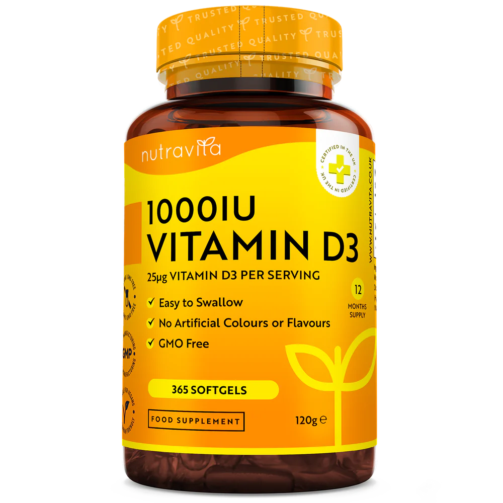 Vitamina D3 1000iu (25ug) 365 capsule moi