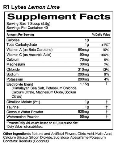 Lytes+ | Suport premium de completare cu electroliți cu citrulină și taurină - 220 de grame