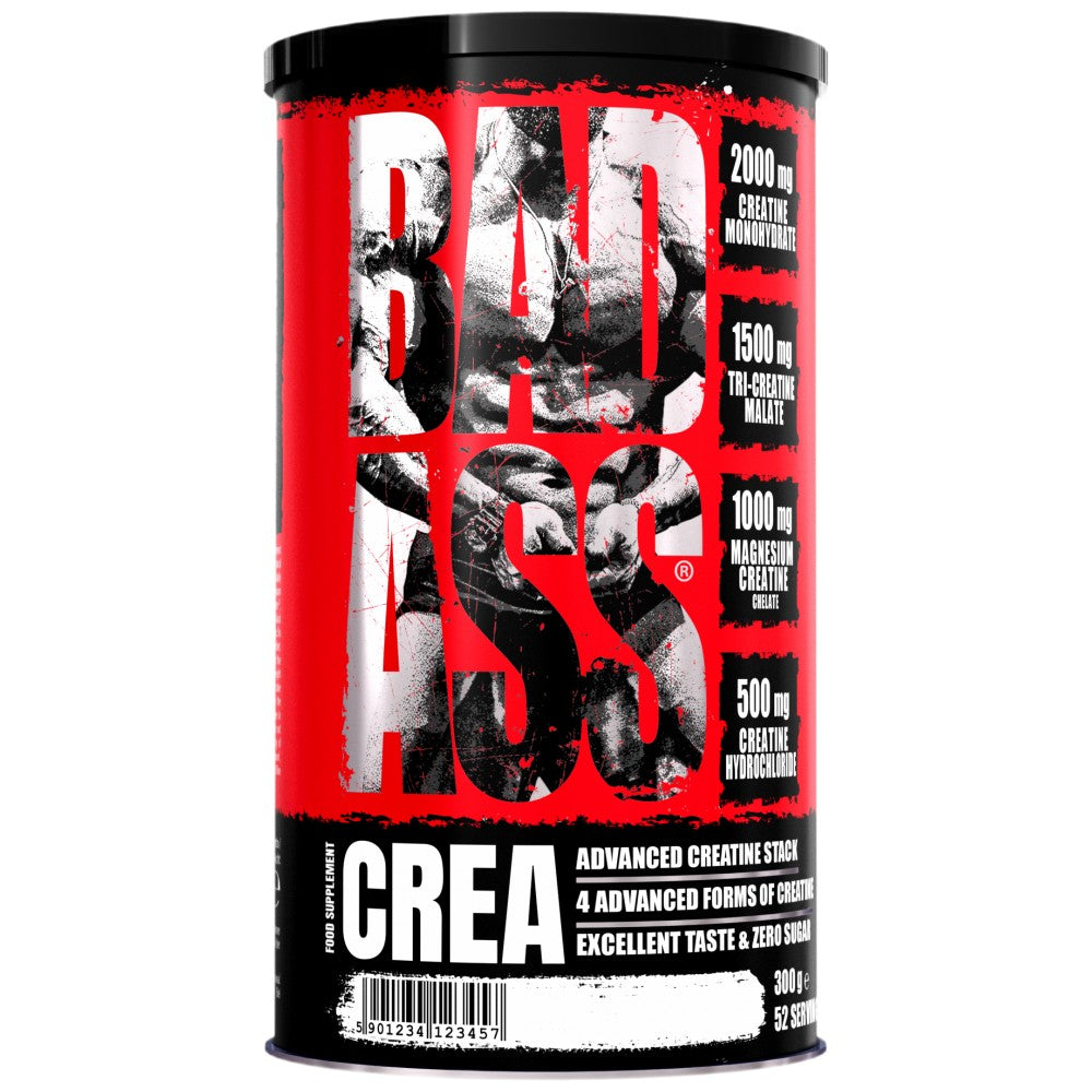 BAD ASS Crea | 4 forme avansate de matrice de creatină - 300 de grame