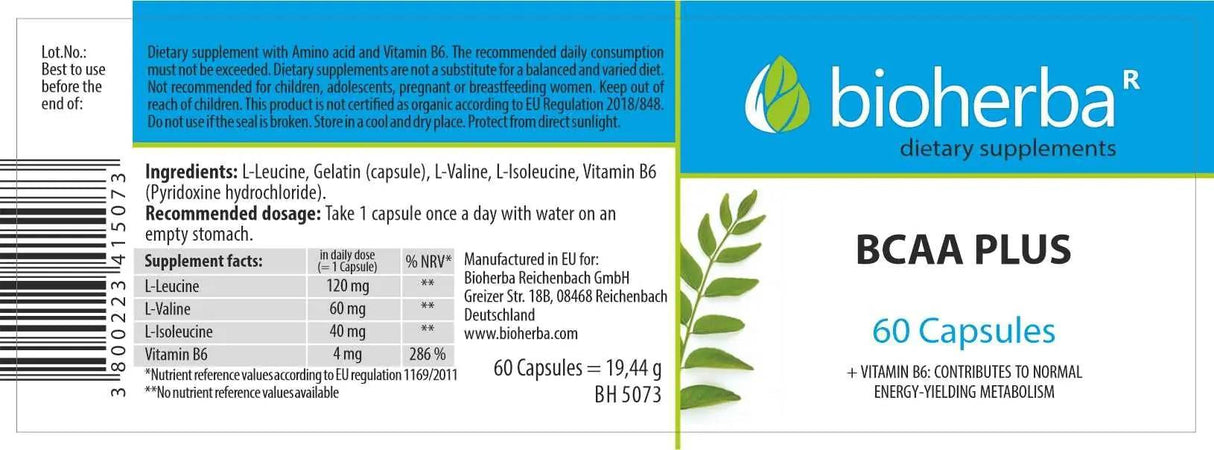 BCAA Plus - 60 capsule