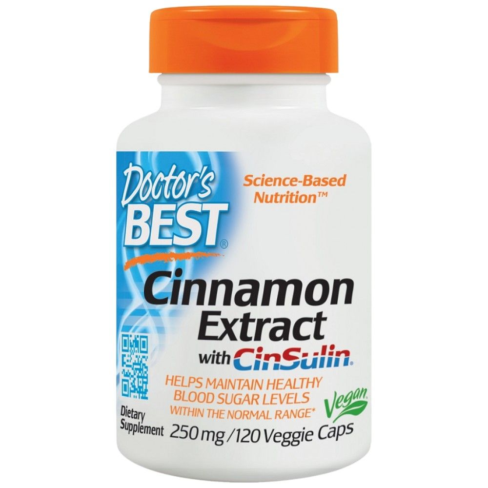 BEST Extract de scorțișoară cu CinSulin 250 mg - 120 capsule