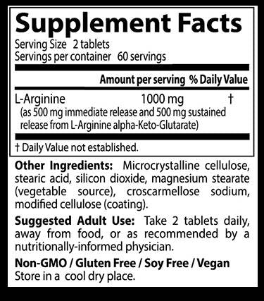 BEST L-Arginina 500 mg - 120 tablete