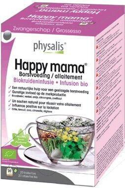 BIO HAPPY MAMA / Ceai pentru mamici care alapteaza Bio x 20 buc. - PHYSALIS