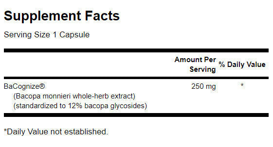 Extract de Bacopa Monnieri BaCognize - 90 capsule