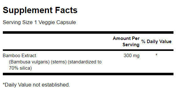 Extract de bambus 300 mg - 60 capsule