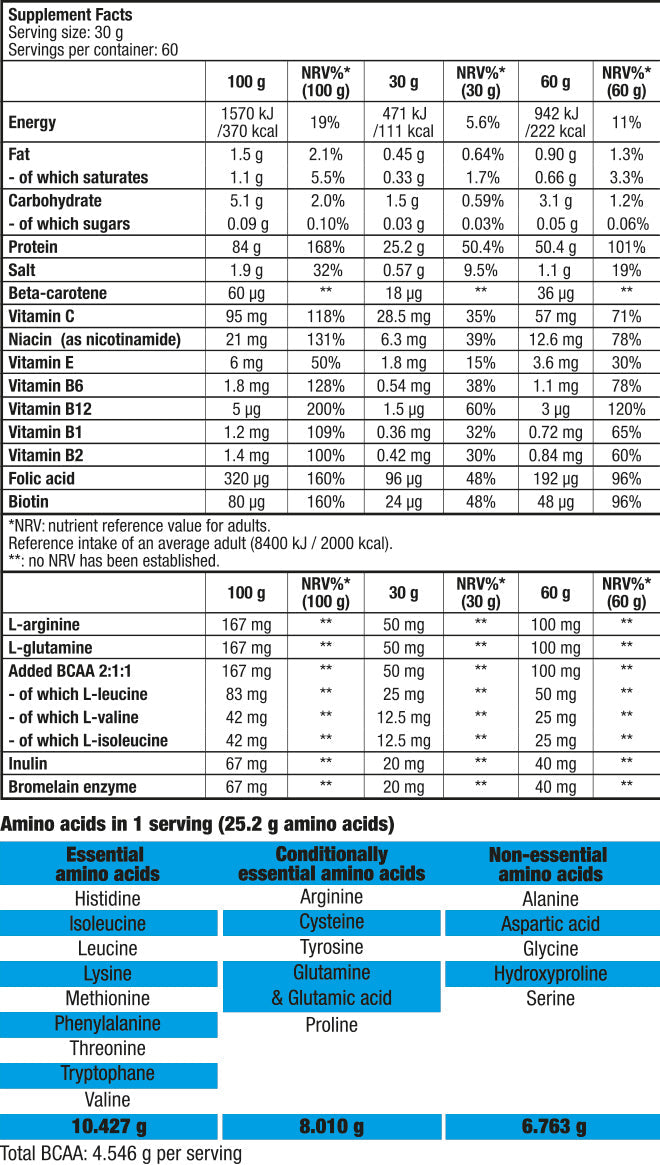 Proteine din carne de vită - 1.816 kg