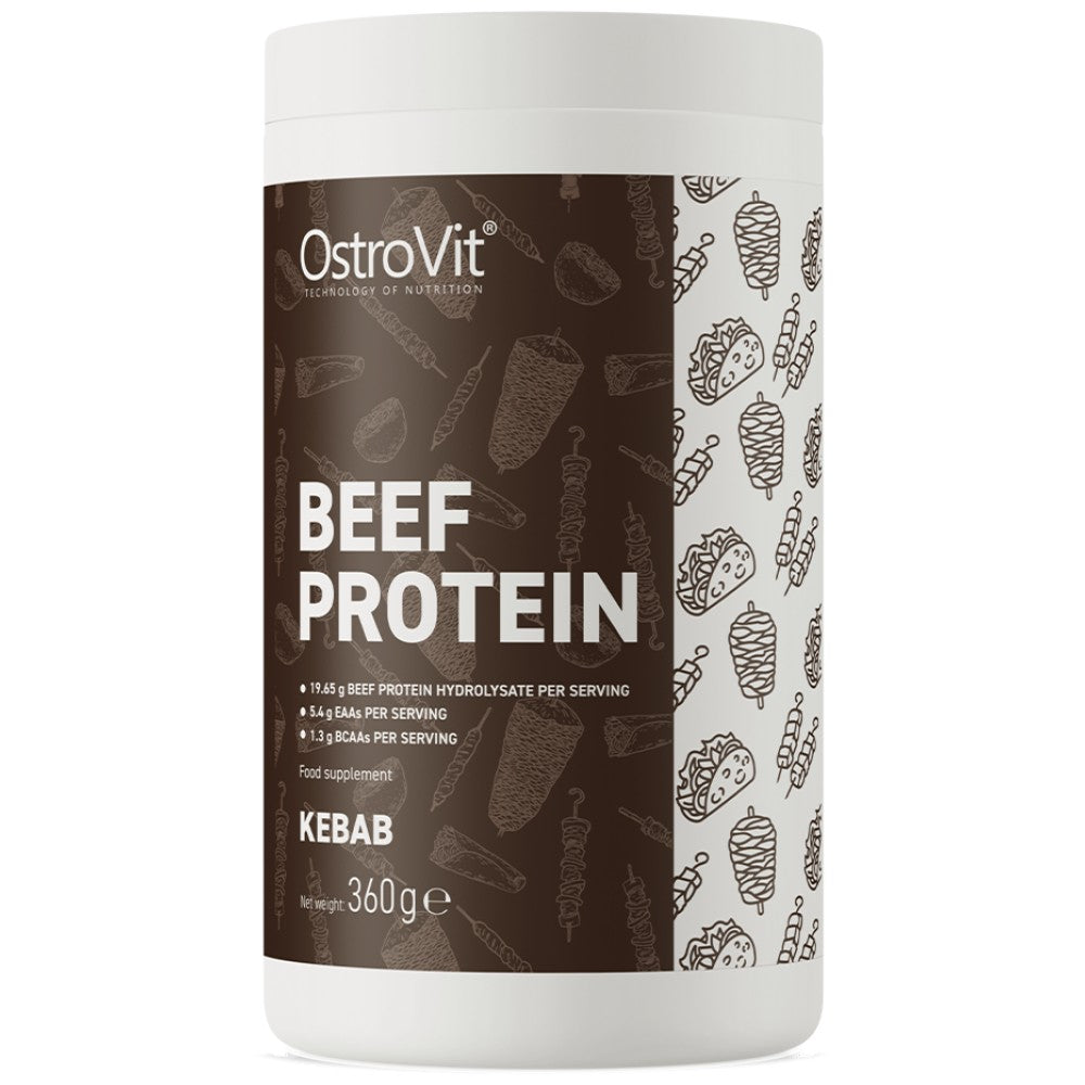 Kebab cu proteine din carne de vită | Hidrolizat de proteine din carne de vită cu aromă de doner 360 de grame