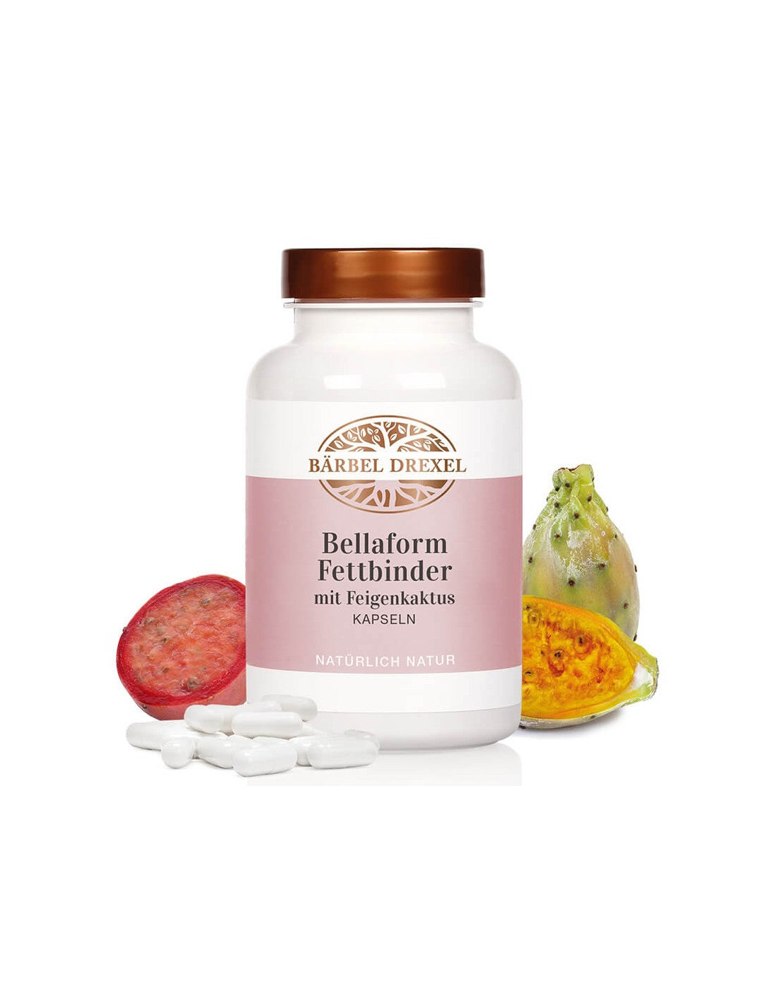 Bellaform Fettbinder mit Feigenkaktus/ Pentru obezitate și supraponderalitate, 120 capsule Bärbel Drexel