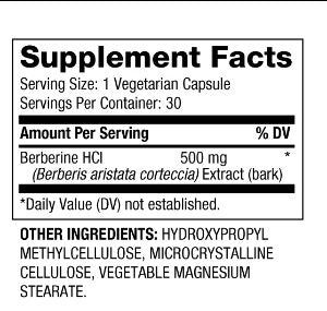 Berberină 500 mg / 30 Vcaps