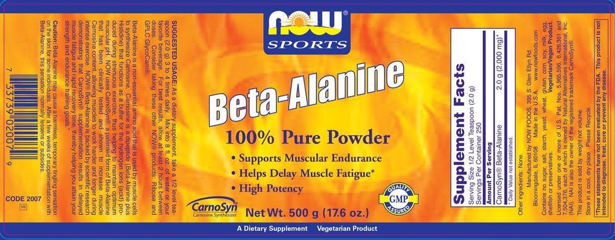 Beta Alanine | CarnoSyn® - 500 de grame