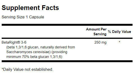 BetaRight Beta Glucani 250 mg - 60 capsule