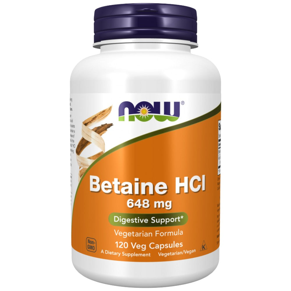 Betaină HCI 648 mg - 120 capsule