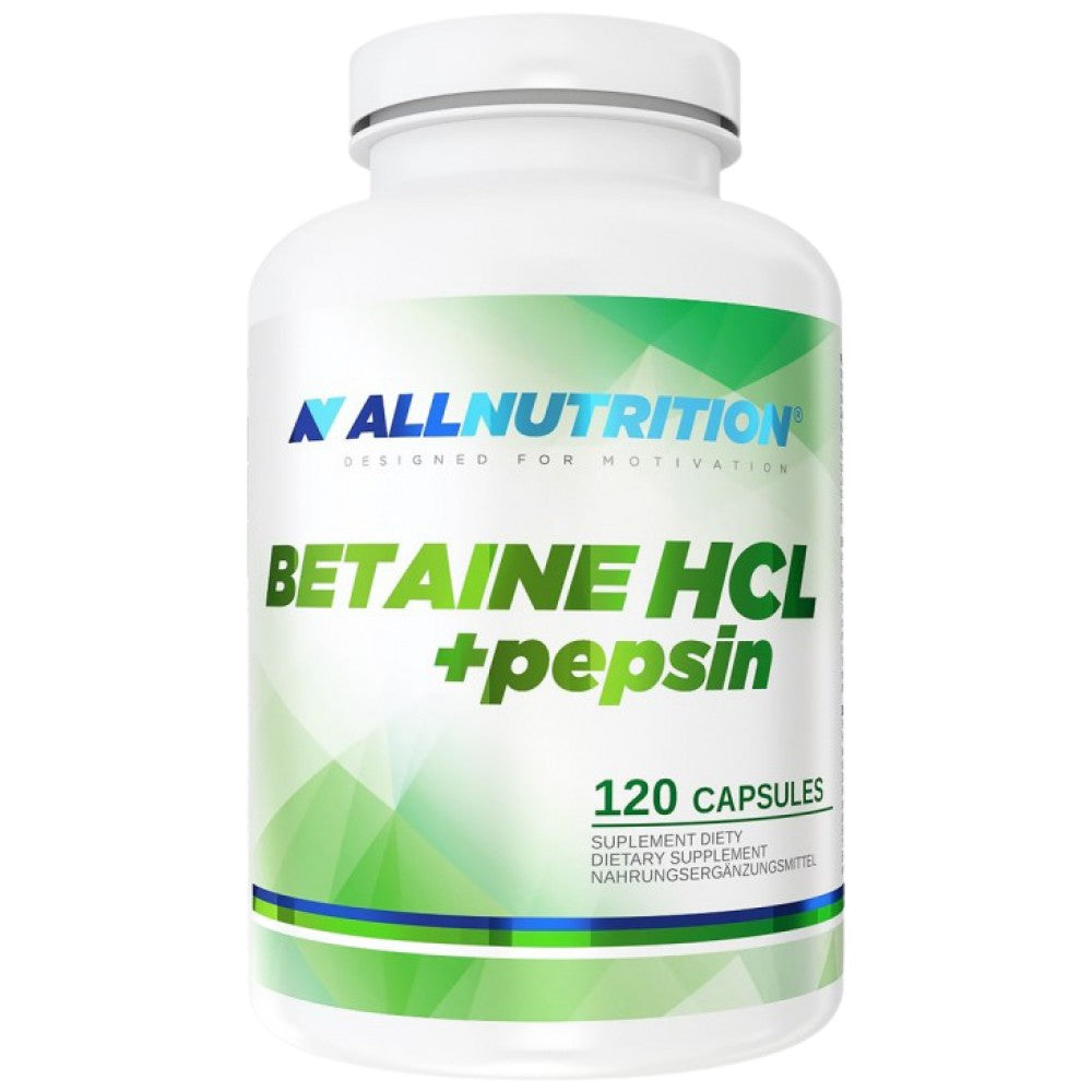 Betaine Hcl 650 mg + Pepsina - 120 capsule