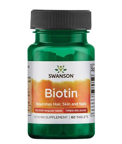 Biotină 10.000 mcg | Eliberare programată - 60 de tablete