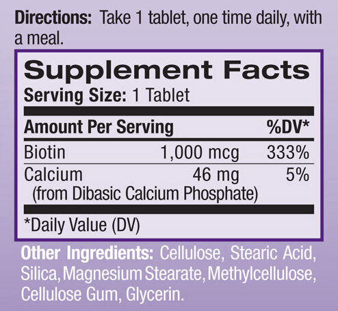 Biotină 1000 mcg. / 100 de file.