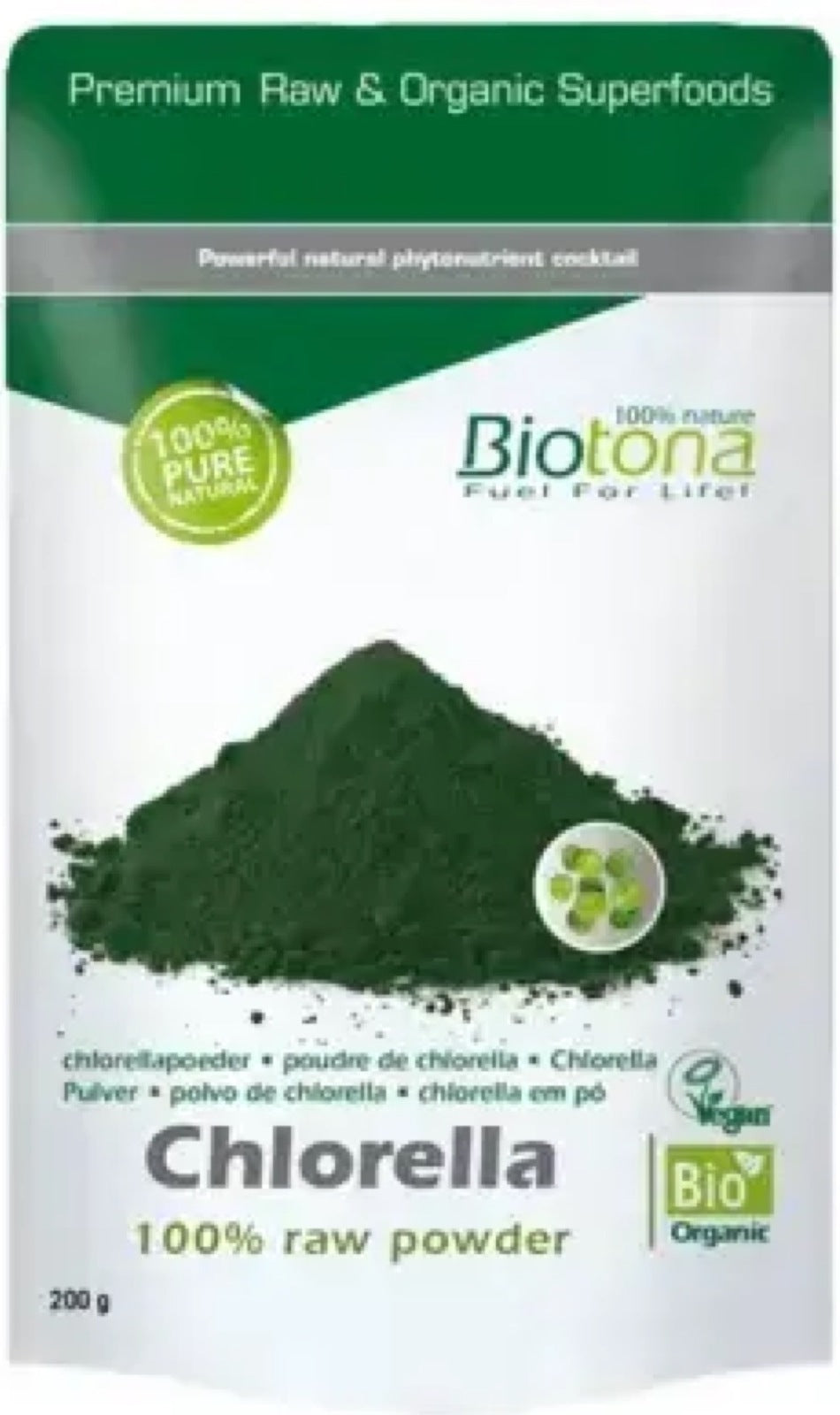 Biotona organic chlorella 200 g