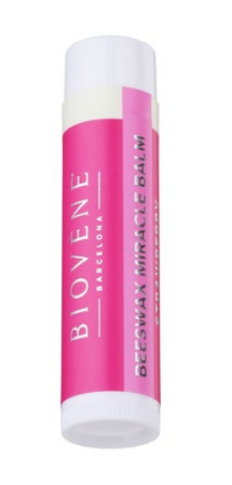 Balsam de buze cu ceară de albine și căpșuni - gust și îngrijire irezistibilă - 4 bucăți