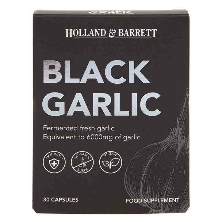 Usturoi negru 6000mg 30 capsule HOLLAND & BARRETT