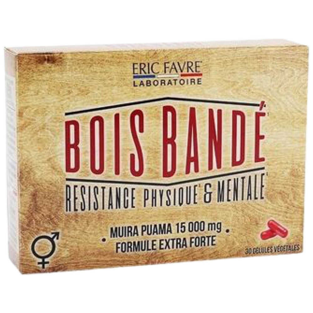 Bois Bande - Muira Puama | Resistance Physique & Mentale - 30 capsule