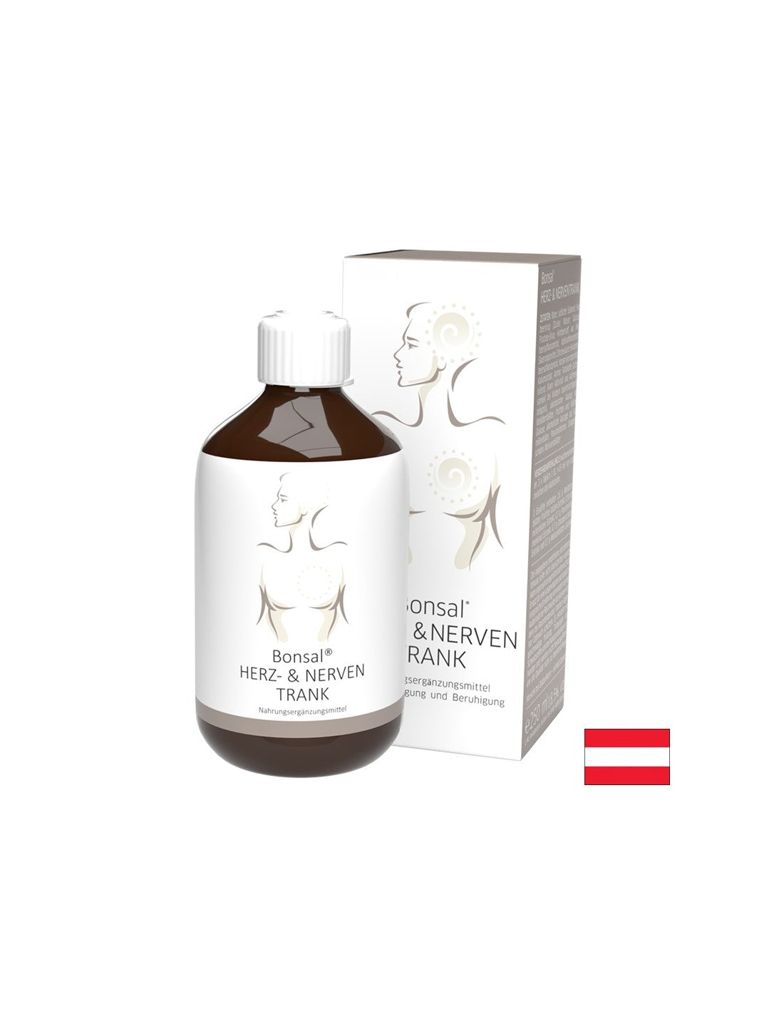 Formula pe bază de plante Bonsal pentru inimă și sistem nervos, 250 ml