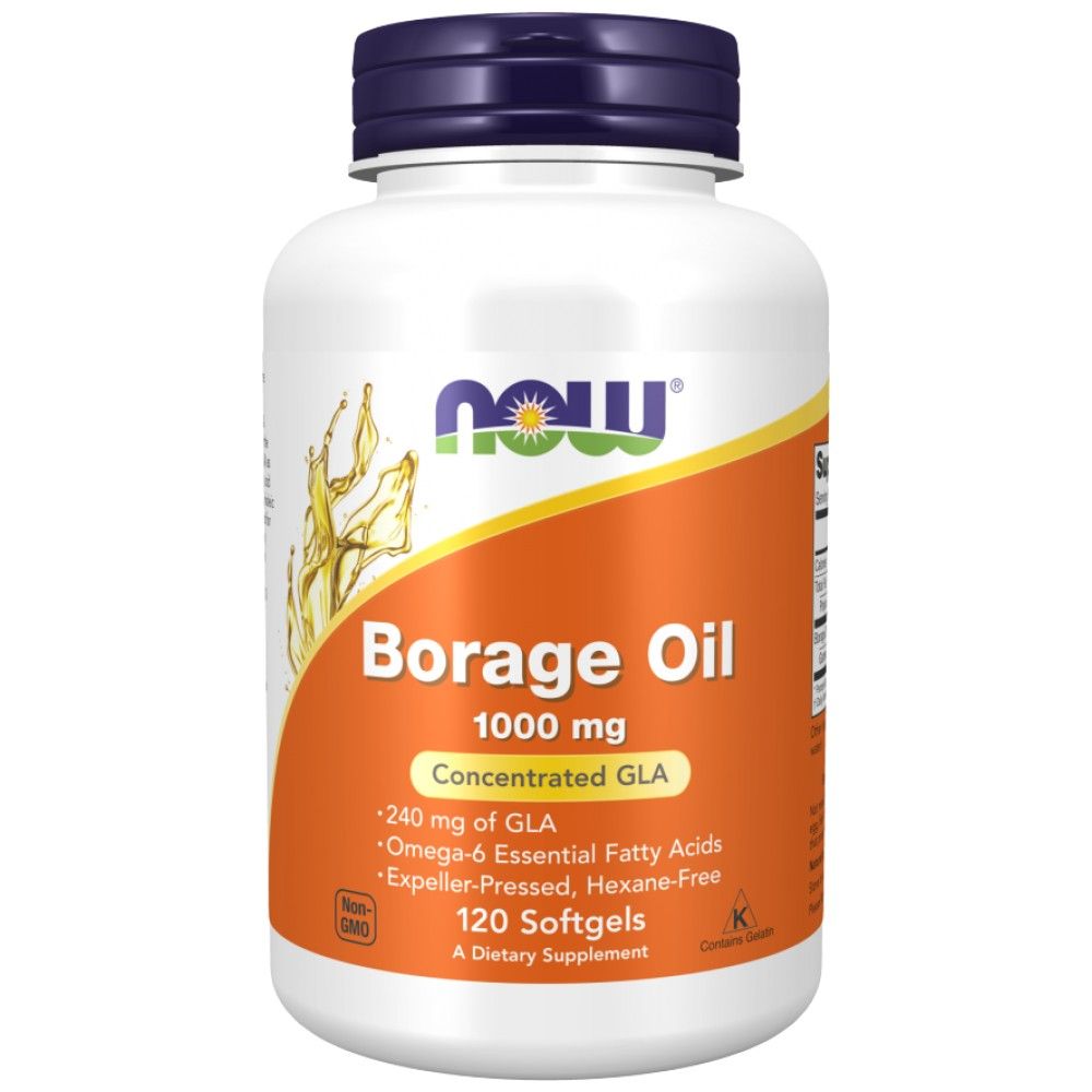 Ulei de borage 1000 mg - 60 capsule de gel