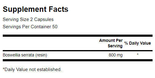 Boswellia 400 mg - 100 capsule