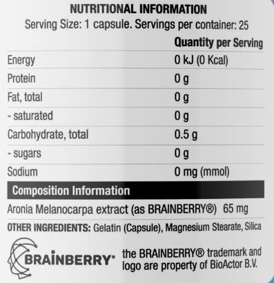Brainberry | Seria Amplify - 25 de capsule