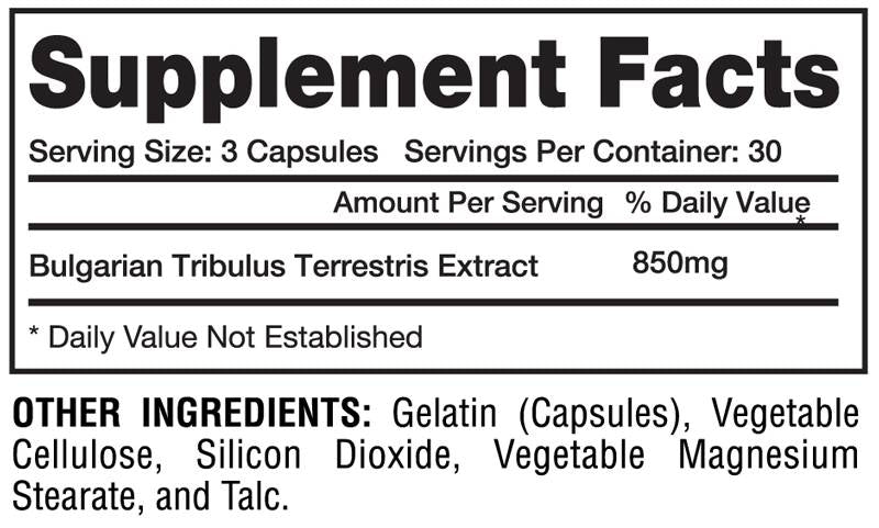 Bulgarian Tribulus 90% - 90 capsule