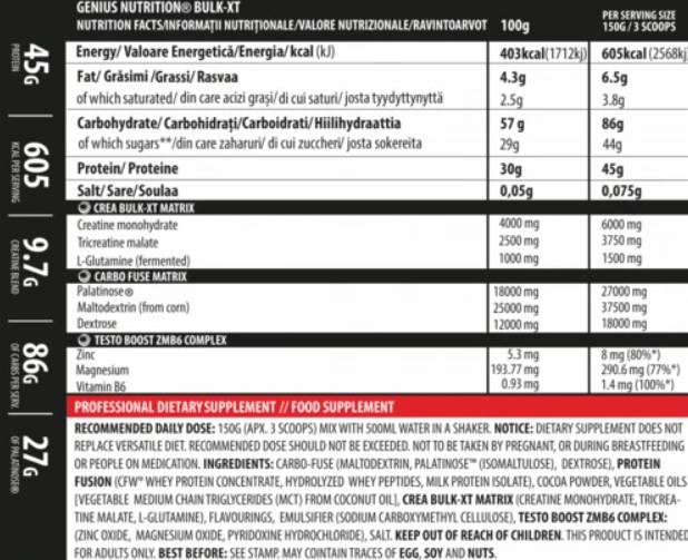 Bulk-XT 4000 grame