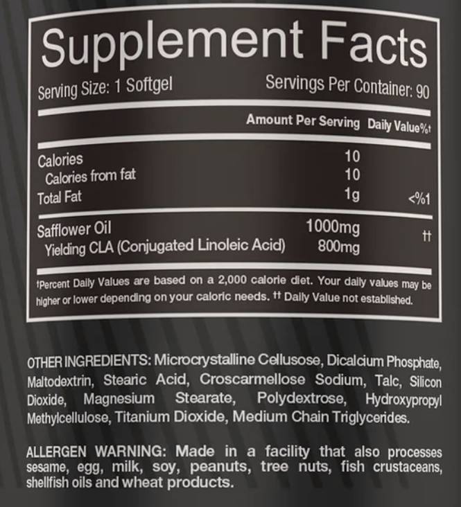 CLA 1000 mg 90 capsule de gel