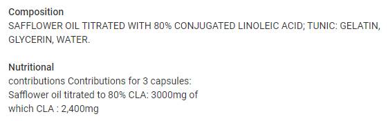 CLA 2400 - 120 capsule de gel