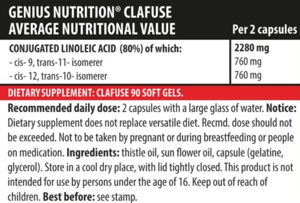 CLA-Fuse - 90 capsule de gel