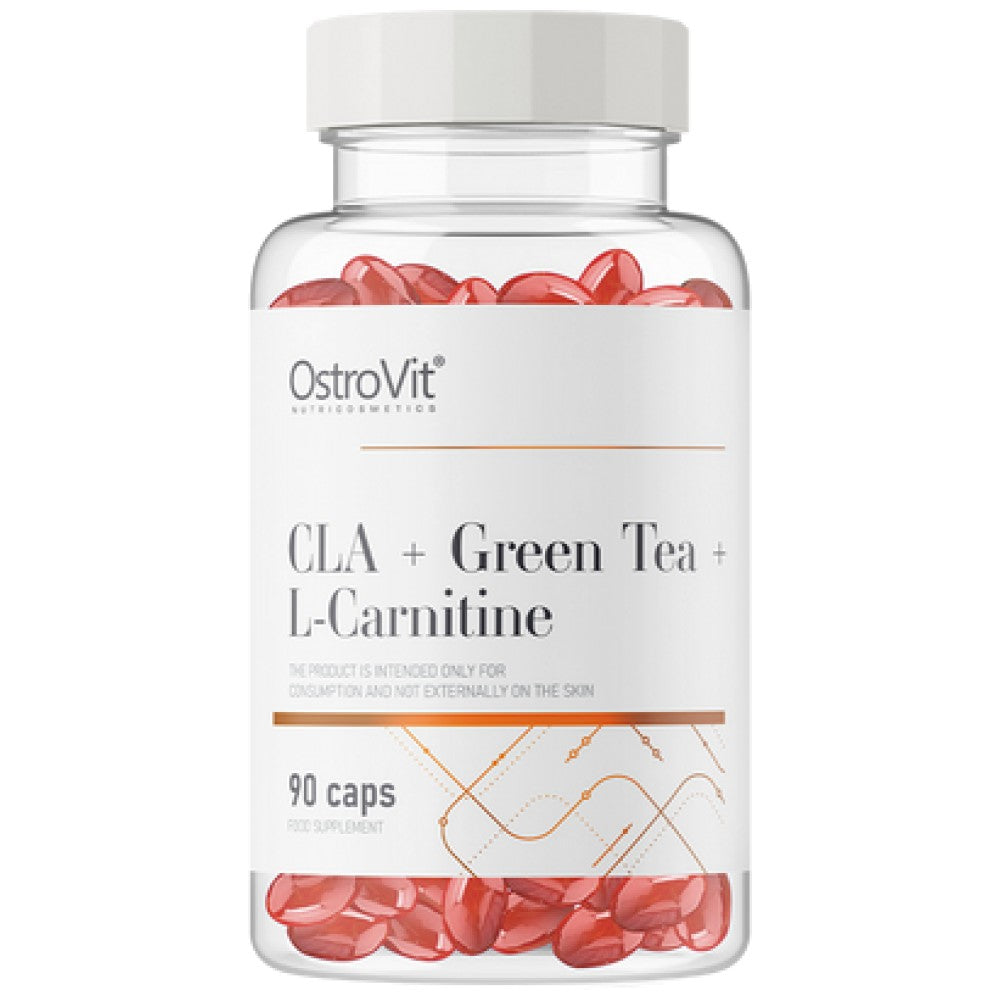 CLA + Ceai Verde + L-Carnitina 90 capsule de gel