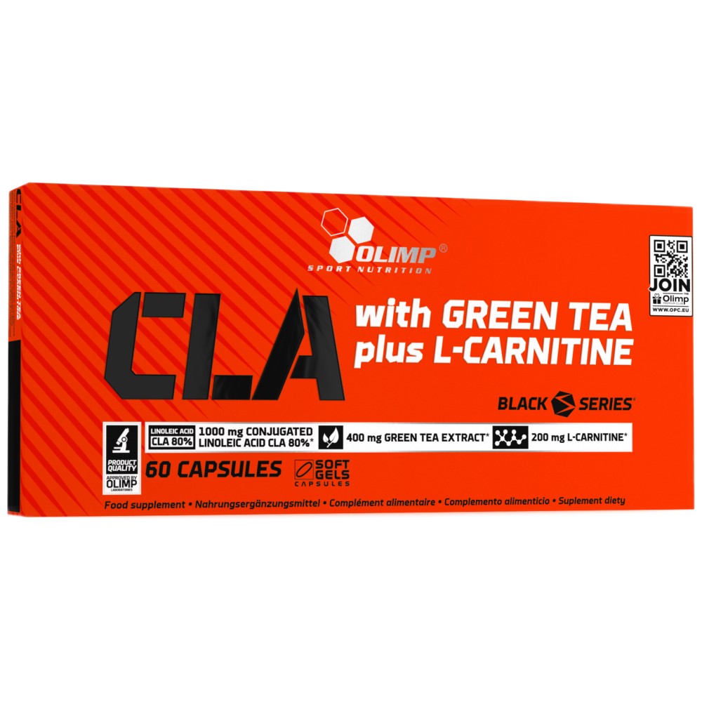 CLA, ceai verde plus L-carnitină | Sport Edition - 60 capsule