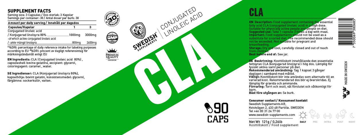 CLA 1000 mg - 90 drajeuri