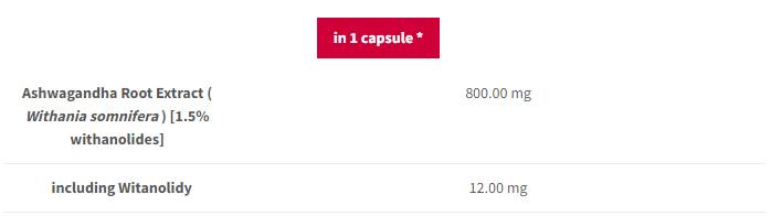 Ashwagandha 800 | Adaptogen vegetal - 60 capsule